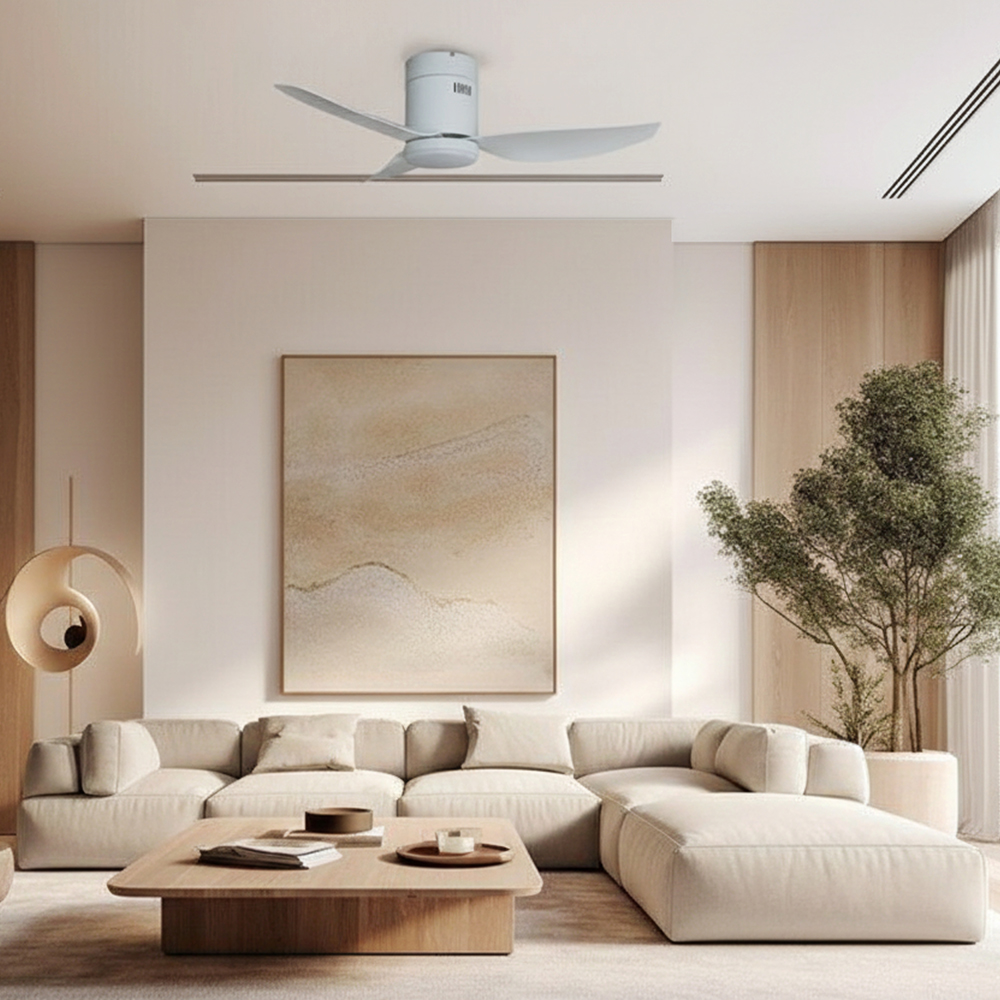 พัดลมเพดาน MR.KEN รุ่น SEABIRD OD 40" HR DC Motor พัดลมเพดาน พัดลมมีไฟ LED 18W มี 3 เฉด ปรับแสงได้ พร้อมรีโมทคอนโครล